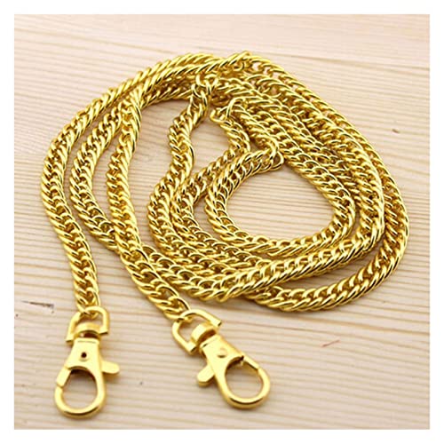 Handtasche Kette, Tasche Kette Riemen, Taschenkette, lange Hardware, Metall-Handtaschenriemen, DIY-Ersatzgürtel, modisches Geldbörsen-Zubehör, vielseitig einsetzbar, praktischer Griff, langlebig(Gold) von OXOLAMRIN