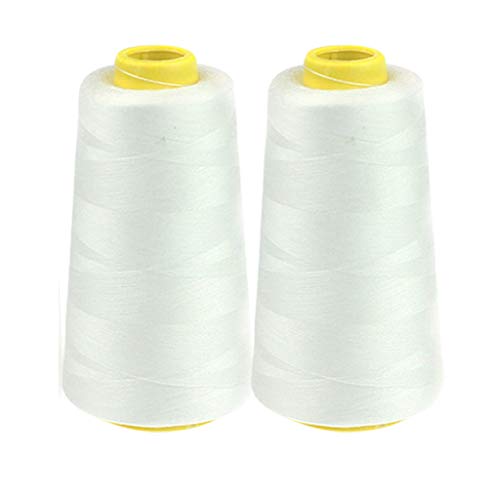 OYSOHE Nähgarn, 2/4 Konen, 2300 Yard, Allesnäher Universalgarn zum Hand- & Maschinennähen Overlock,100% Polyester (#9-2PCS) von OYSOHE Damen