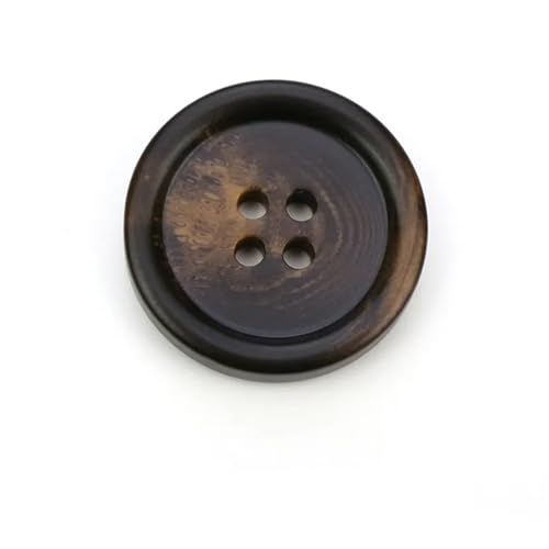 Knöpfe 20pcs Imitation Horn Coat Sewing Buttons For Clothing Sweater Cardigan Decorative Button Garment Accessorie 15-30.5mm Knöpfe Zum Basteln(11,25mm Dia.) von OZLCUA