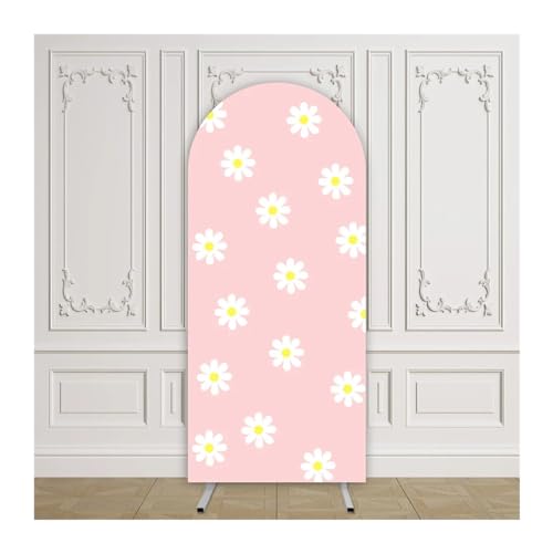 OZLCUA Hochzeit Bogen Abdeckungen Blumenabdeckungen, Bogenhintergrund, Hochzeit, Geburtstag, Party, Dekoration, Hintergrund, Foto, doppelseitig Bogenabdeckung(1,3.3x6.5ft(100x200cm)) von OZLCUA