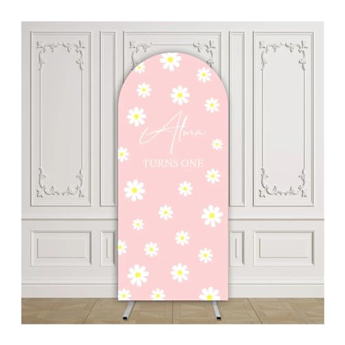 OZLCUA Hochzeit Bogen Abdeckungen Blumenabdeckungen, Bogenhintergrund, Hochzeit, Geburtstag, Party, Dekoration, Hintergrund, Foto, doppelseitig Bogenabdeckung(3,3.3x7.2ft(100x220cm)) von OZLCUA