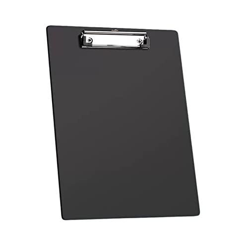 ordner Verdickte A4-Mappe mit starkem Edelstahl-Clip for Aufhängen an Board-Clip Kunststoff-Datenorganisationsmappe for Schule, Büro und Zuhause home officedateiorganisation(Schwarz,1 pack) von OZLINXIouz-121