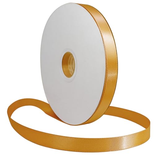 OZXCHIXU Doppelseitiges Satinband, 1,27 cm x 91,4 m, Polyesterband für Geschenkverpackungen, Basteln, Hochzeitsdekoration, Schleifen, Ornamente, Partystrauß, Blumenarrangement von OZXCHIXU