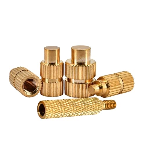 Heat Insert Nut Iron Tip Thread Insert 3d Printing Hot Melt Knurled DoubleTwill Embedment Brass Insert Nut Soldering Iron 2-5pcs(M2) von OZXJW