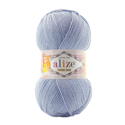 Alize 100 g Cotton Gold Premium Wolle OEKO TEX zertifiziert (481) von OZYOL