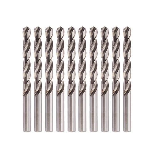 Bohrer-Set, HSS-Titan beschichtet, Schnellarbeitsstahl, gedreht, gerader Schaft, Werkzeug-Organizer for Holz, Metall, Stahl, Loch 1–13 mm(10pcs,1.0mm) von OZZJLSQ