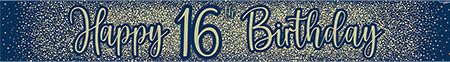 Oaktree UK 624078 Party-Banner, Marineblau und Gold von Oaktree UK