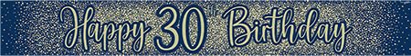 Oaktree UK 624108 Party-Banner, Marineblau und Gold von Oaktree UK