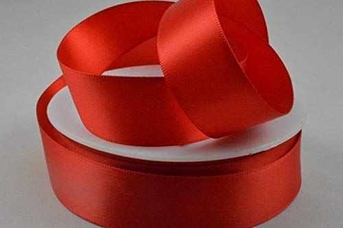 Oakwood Archer 10561 Doppelseitiges Satinband, rot, 10mm x 25m von Oakwood Archer