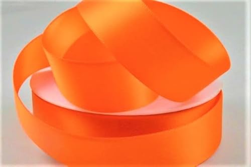 Oakwood Archer 11339 Doppelseitiges Satinband, Orange, 15mm x 25m von Oakwood Archer