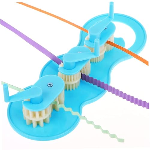 Papier Curling Quilling Plastic Crimper | Papier Crimper für Chipbeutel basteln Plastikpapier-Quilling-Werkzeuge mit 6 Wellenformen benutzerfreundliche einzigartige wellige Textur-Quilling-Tools für von Obelunrp