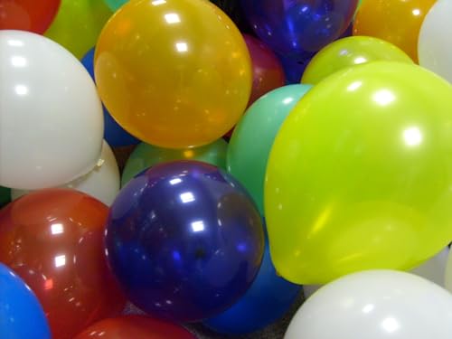 200 Stück Luftballons z.B. für den Kindergeburtstag - 22 cm groß - in 15 schönen Farben - Premiumqualität - Geburtstag - Hochzeit - 200 Stück von Oberle