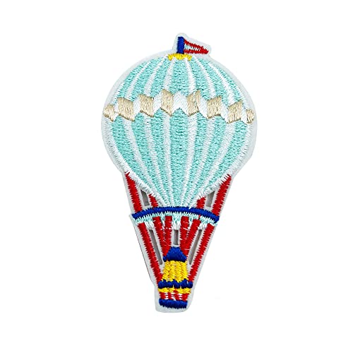 Obokata Aufnäher zum Aufbügeln, Motiv: Feuerballon, Türkei, bestickter Aufnäher, buntes Retro-Abzeichen zum Aufnähen, für Jacken, Kleidung, Hüte, Rucksäcke, Hosen, Kleidung und Jeans. von Obokata