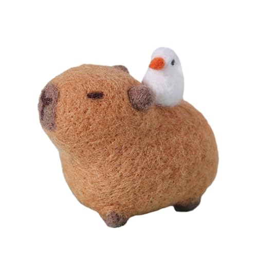 Obotsnoi Capybara Nadelfilz-Starter-Kits, Wollfilz, Bastelzubehör, Nadelfilz-Kits für Anfänger von Obotsnoi