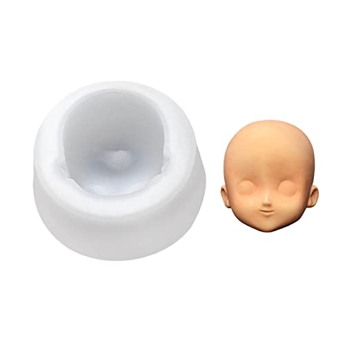 Obotsnoi Silikonform für Babyparty, Fondant, Kuchen, Ton, Seife, Schokolade, Puppenkopf, Gesicht, Babykopf-Formen von Obotsnoi