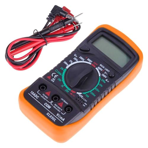 OcioDual Digital-Multimeter-Tester mit hintergrundbeleuchtetem LCD-Display DMM-Messgerät zum Messen von Gleichstrom Voltmeter von OcioDual