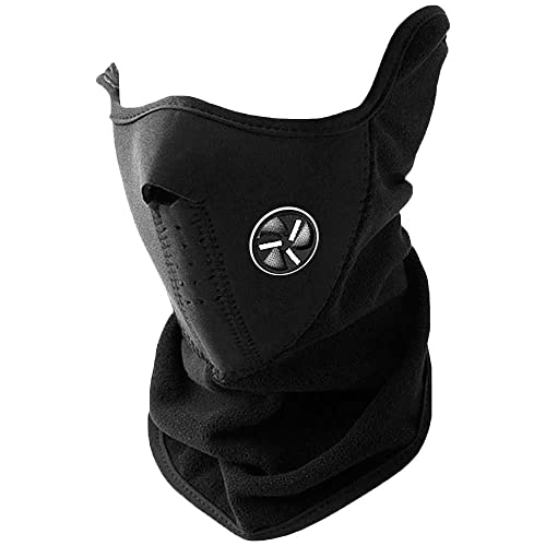 OcioDual Fahrrad Maske Schutzmaske Neoprenmaske Motorrad Ski Snow Neck Face Mask Schwarz von OcioDual