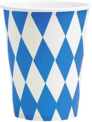 Oktoberfest Pappbecher (8er Pack, 266ml) (2 Sets [16 Stück]) von Octoberfest