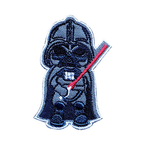 Octory Star Wars Aufnäher zum Aufbügeln für Kleidung, zum Aufbügeln oder Aufbügeln, bestickt, für Jeans, Hüte, Taschen (Darth Vader) von Octory