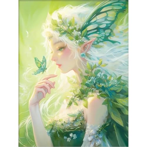 Ocuuer Full Stickerei Eco-Cotton-Thread 14CT Printed Fairy Cross Stitch Kit 45x60cm Ocuuer Full Stickerei Eco-Cotton-Thread 14CT Printed Fairy Cross Stitch Kit 45x60cm von Ocuuer