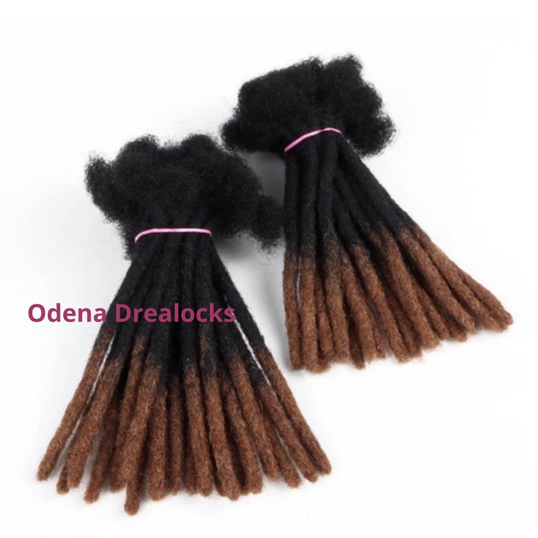 Ombré Hochwertige Loc Erweiterung 100% Echthaar Dreadlock Dread Locks Erweiterungen 1B/30 von Odenadreadlocks