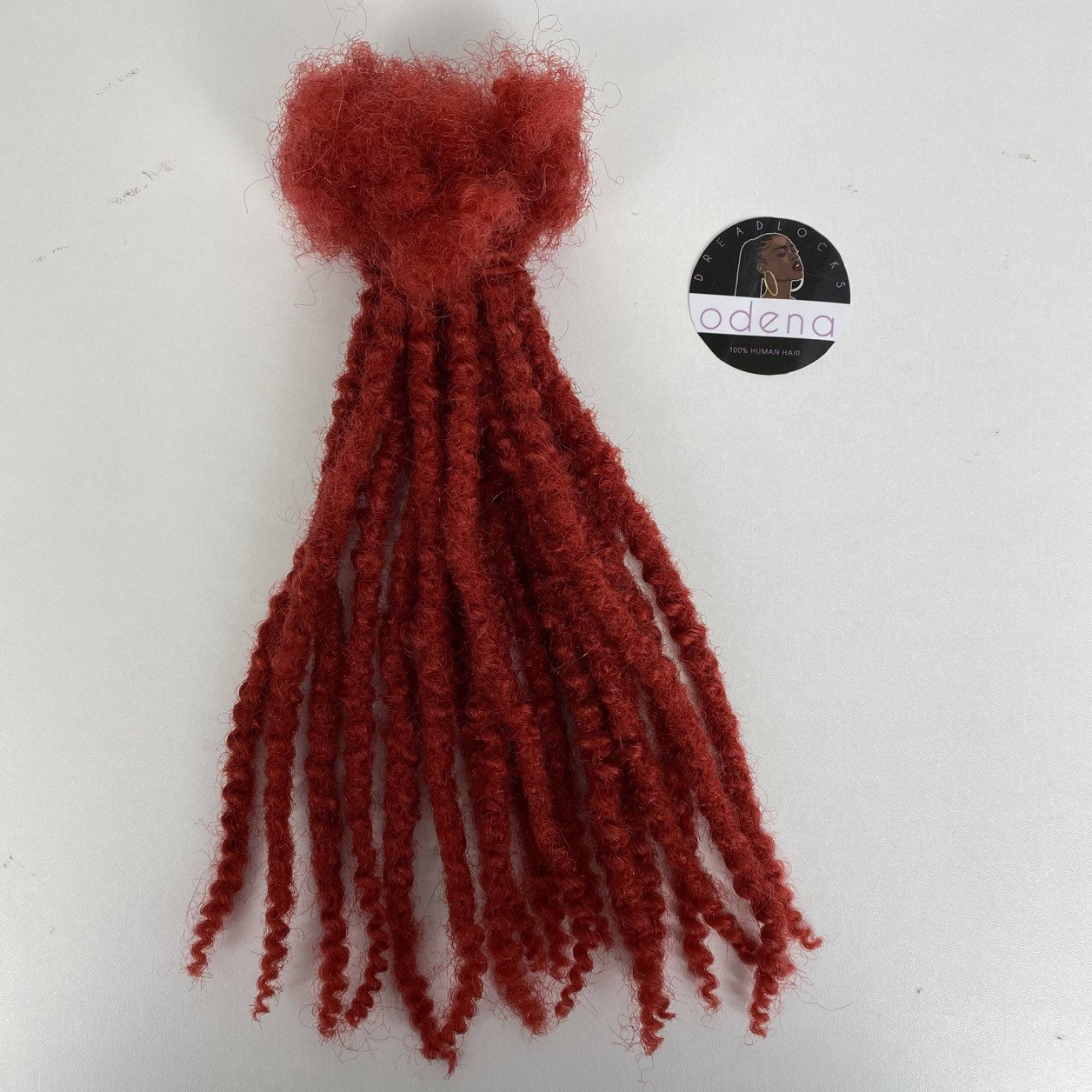 Red Textured Dreadlocks Locs Color 1B/ 27 Hochwertige Loc Verlängerung Lockige Enden 100% Handgemachte Dreadlock Dreadlock Dread Locks von Odenadreadlocks