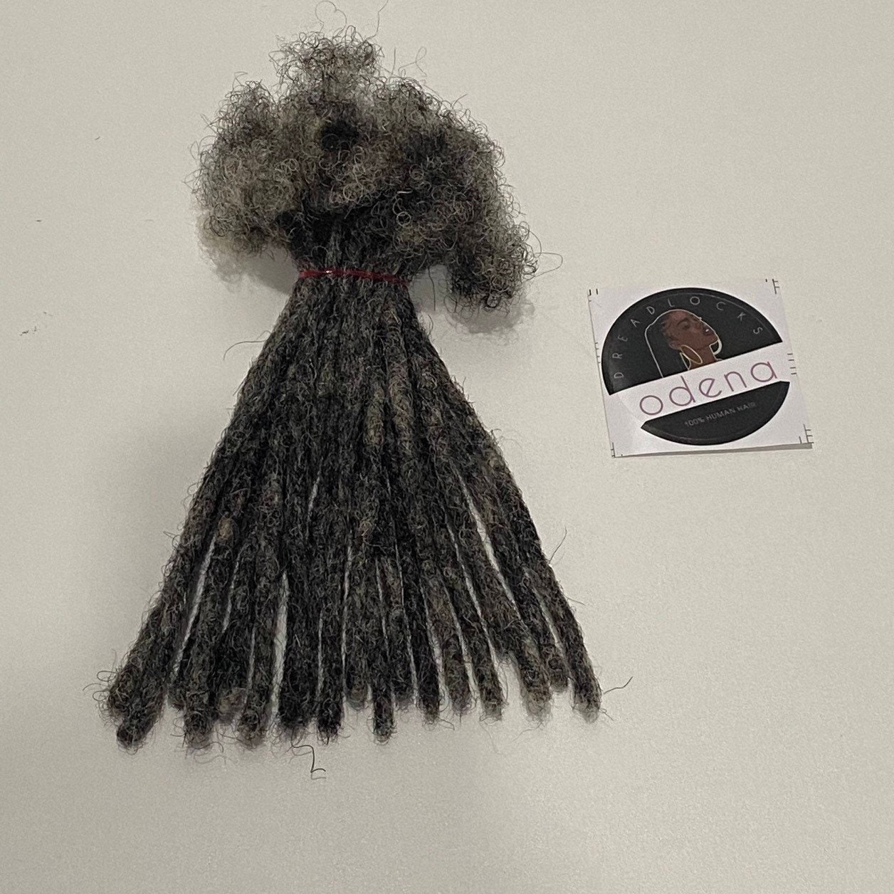 Salz Und Pfeffer Handgemachte Dreadlocks Mit Menschlichen Haaren von Odenadreadlocks