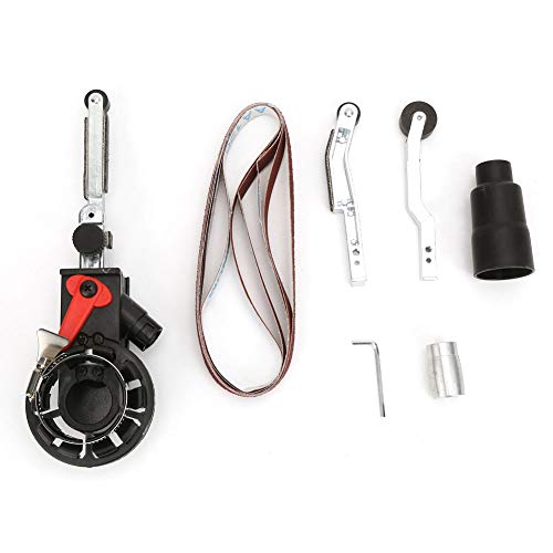 Mini-Bandschleifer Schleifen, Bandschleifer-Aufsatz für Winkelschleifer-Kopfadapter für Elektrischen Winkelschleifer (M14) von Odorkle