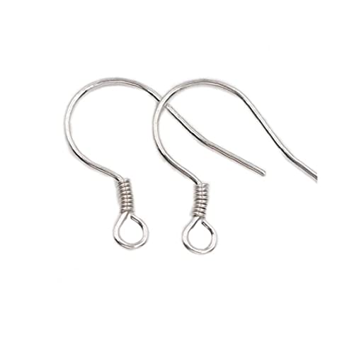 Odoukey 925 Sterlingsilber-französisch Draht Ohrring-Haken Angelhaken Ohrringe Sterling Silber Earwires Geschenke Für Freunde 10 Paare von Odoukey