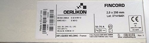 Oerlikon Fincord 2,0x250mm 170 Stück 1,5kg von Oerlikon