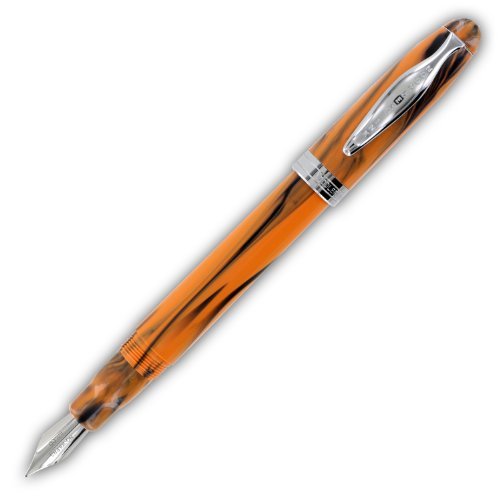 Noodler's Füllfederhalter, Kürbis/Orange mit Schwarz Akzenten, Flex Feder, Füller, Schreibinstrument von Office Supply Store