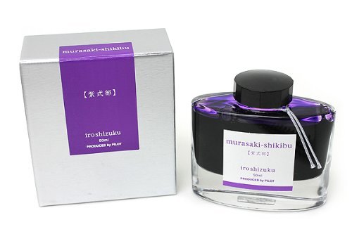 Pilot Iroshizuku Füllfederhalter Tinte – 50 ml Flasche – murasaki-shikibu Lady Murasaki Shikibu (violett) (Japan Import), B? roartikel von Office Supply Store