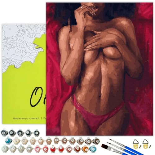 Oh Art! Malen Nach Zahlen Erwachsene Set Mit 3 Pinseln Und Acrylfarben Gemälde Acrylic Malerei DIY Leinwand 40 x 50 cm Mädchen Auf Bett Oh Art! Malen Nach Zahlen Erwachsene Set Mit 3 Pinseln Und Acrylfarben Gemälde Acrylic Malerei DIY Leinwand 40 x 50 cm Mädchen Auf Bett von Oh Art!