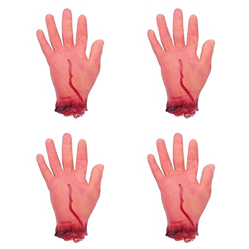 Oikufidu 4X Furchter Regende Halloween Stütze des Blutigen Grauens Gefälschte Abgetrennte Life Size Arm Hand Haus 19 X 10.5cm von Oikufidu