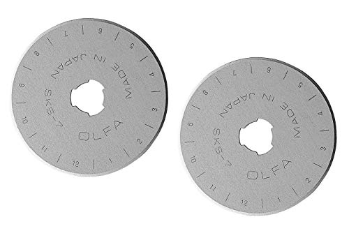 OLFA Ersatzklinge für Rollenschneider, 45 mm, 2 Stück von Olfa