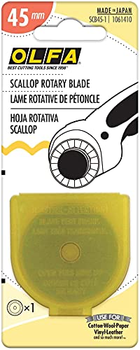 Olfa 45 mm Scallop Rotary Blade Refill von Olfa