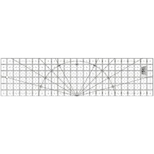 Olfa QR624 Quilten Lineal Anti-Rutsch, 6 x 24 Zoll von Olfa