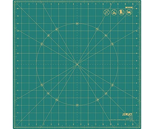 Olfa RM17S Rotierende Schneidematte 42,5 x 42,5 cm / 17 x 17 cm von Olfa