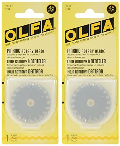 Olfa klinge für rotierende Klinge, 45 mm, PIB45-1, 2 Stück von Olfa