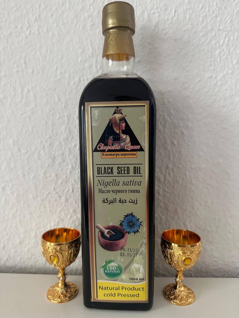 Schwarzkümmelöl Aus Ägypten 1000Ml Original von OlgasOrientalSecrets