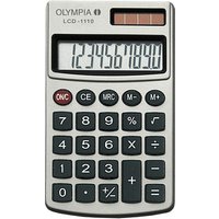 OLYMPIA LCD-1110 Taschenrechner silber von Olympia