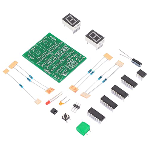 30-60er-Zählermodul-Kit, Spielzeug, einfache Stoppuhr, DIY-Lötübungen, Elektronik, angemessenes Schaltungslayout, digital, für Studenten zum Schweißen von Omabeta