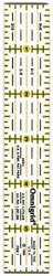 Dritz 81435 Omnigrid Quilters ruler-1 in. x 6 in. von Omnigrid