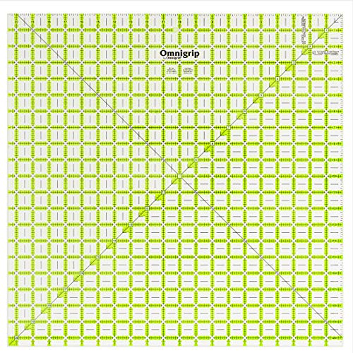 Omnigrip Quilter-Lineal, rutschfest quadratisch 20-½" x 20-½" von Omnigrid