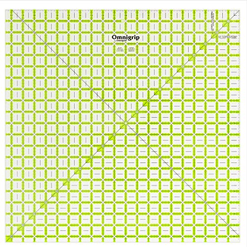 Omnigrip Quilter-Lineal, rutschfest quadratisch 20-½" x 20-½" Omnigrip Quilter-Lineal, rutschfest quadratisch 20-½" x 20-½" von Omnigrid