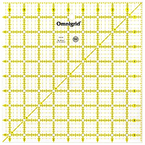 Prym Lineal, Kunststoff, Transparent, 9,5x9,5" von Omnigrid