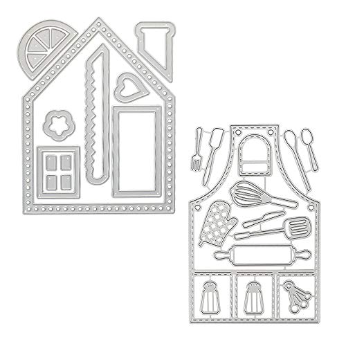 Stanzschablone aus Metall für Haus und Küche, Prägewerkzeug, Stanzformen für Kartenherstellung, Alben, Papier, Scrapbooking, DIY, geätzte Stanzformen von On-Airstore