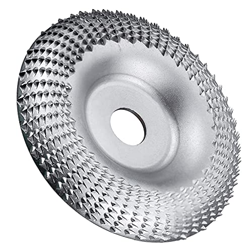 Oneroomone Sanding Wheel, Winkelschleifscheibe, 100mm/22mm Gewölbte Oberfläche (silber), Es Kann zum Formen, Schleifen, Polieren, Schnitzen Usw Von Holz Verwendet Werden von Oneroomone