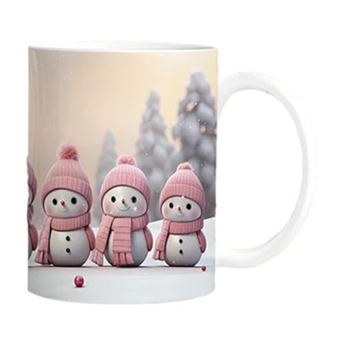 3D-Weihnachtstassen – Weihnachtliche Keramiktasse, Weihnachtsmann-Tasse, Schneemann, Weihnachtstassen, 325 Ml, Kreative Mehrzweck-Kaffeetasse, Weihnachtstassen Für Weihnachtliche Tischdekorationen von Onkujlpst