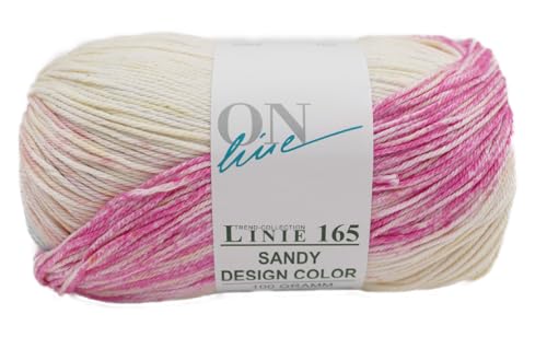 Online Garne Linie 165 Sandy Design Color | Baumwollgarn mit Farbverlauf | Farbverlaufsgarn 100% Baumwolle | 100g ca. 240m | Nadelstärke 2,5-3,5mm (359) von Online Garne